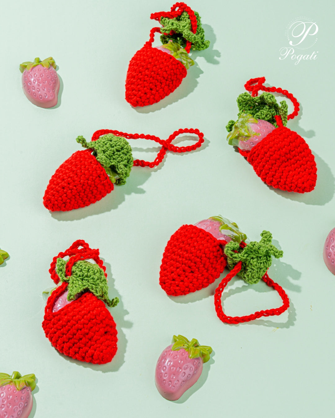 Strawberry Crochet Chain