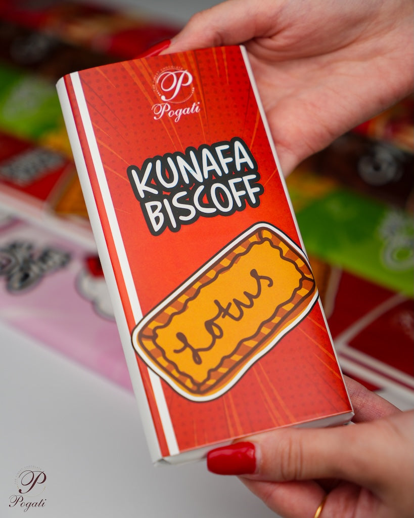 Biscoff Kunafa Chocolate Bar
